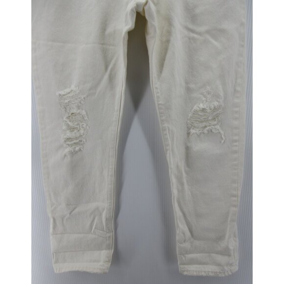 Levis 501 CT Jeans 30 Button Fly Distressed Cropped Denim Pants NEW - Picture 5 of 16